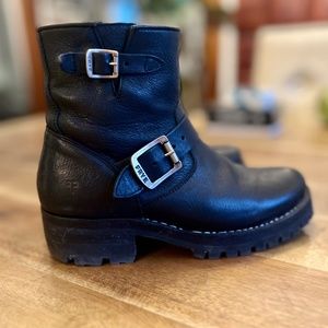 Frye Lug Moto Bootie